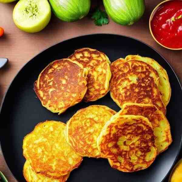 Картофельные драники с кабачком